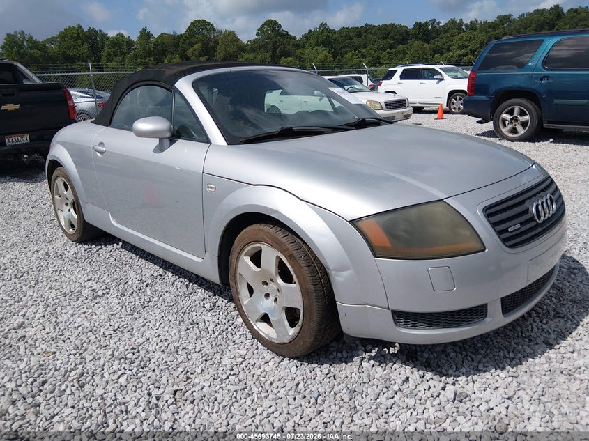 2001 Audi Tt VIN TRUUT28N611045501 IAAI salvage auction — NORMAL WEAR, Clear (Alabama), sold $250 on 2026-08-23 (photo 1)