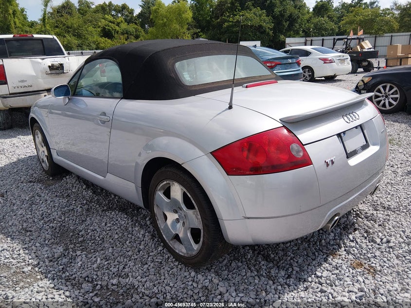 2001 Audi Tt VIN TRUUT28N611045501 IAAI salvage auction — NORMAL WEAR, Clear (Alabama), sold $250 on 2026-08-23 (photo 3)