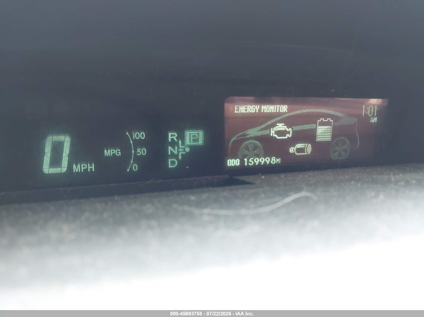 2010 Toyota Prius VIN JTDKN3DU8A0127055 IAAI salvage auction — NORMAL WEAR, Clear (Georgia), sold $1,400 on 2026-07-30 (photo 7)