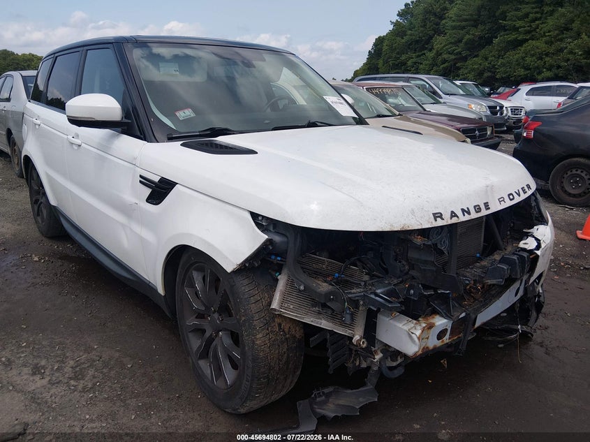 2014 Land rover Range rover sport VIN SALWR2WF0EA380975 IAAI salvage auction — FRONT END, Clear (Massachusetts), sold $50 on 2026-07-28 (photo 1)
