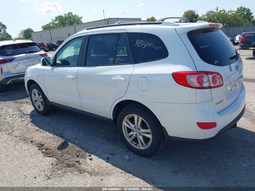 2011 Hyundai Santa fe VIN 5XYZHDAG3BG048995 IAAI salvage auction — NORMAL WEAR, Clear (Illinois), sold $225 on 2026-07-29 (photo 3)