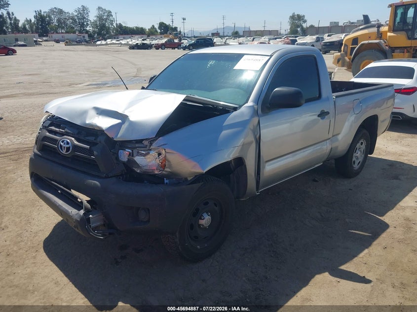 2014 Toyota Tacoma VIN 5TFNX4CNXEX037572 IAAI salvage auction — FRONT END, Salvage (California), sold $2,150 on 2026-08-02 (photo 2)