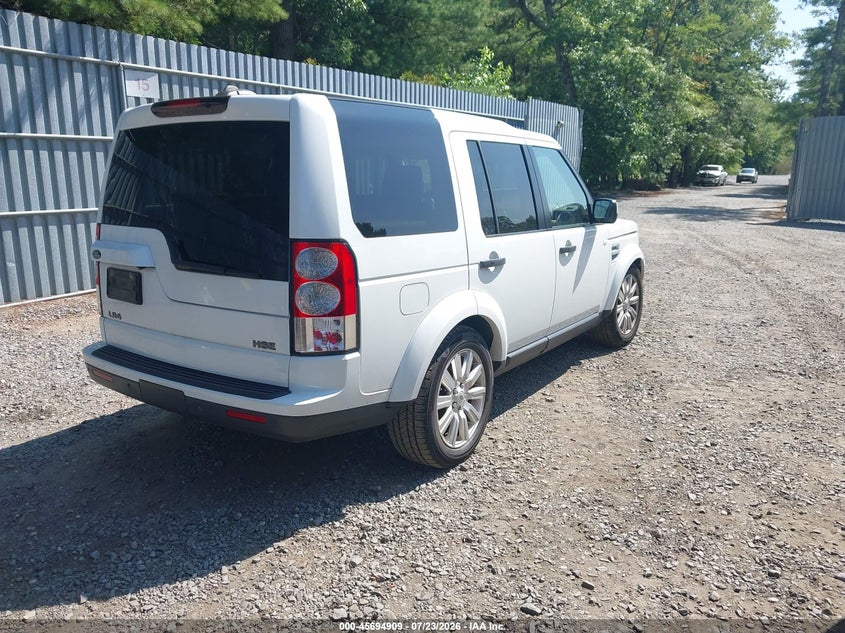 2013 Land rover Lr4 VIN SALAG2D44DA670992 IAAI salvage auction — SIDE, Salvage Title, sold $2,550 on 2026-08-23 (photo 4)