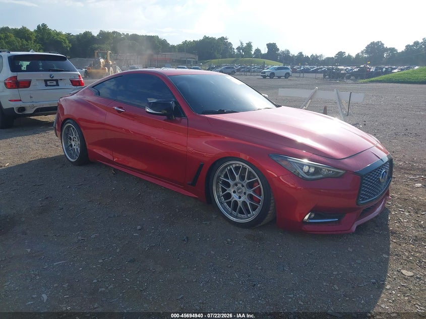 2017 Infiniti Q60 VIN JN1FV7EK5HM610739 — IAAI salvage auction photo