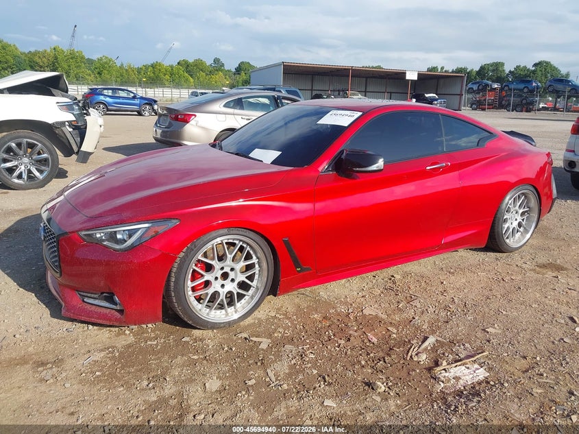 2017 Infiniti Q60 VIN JN1FV7EK5HM610739 IAAI salvage auction — UNDERCARRIAGE, Salvage Title, sold $7,400 on 2026-08-19 (photo 2)