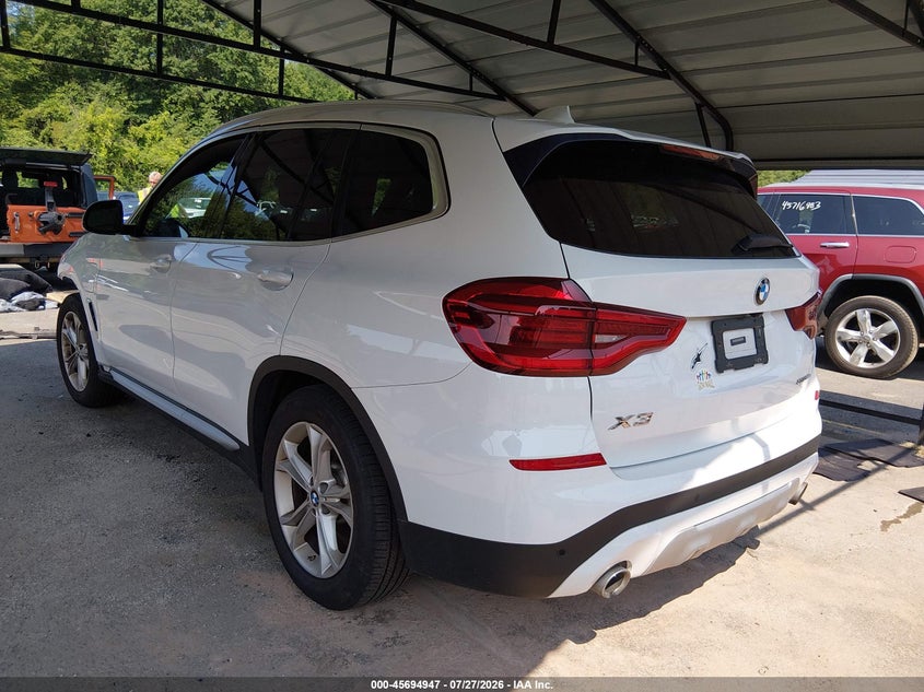2021 BMW X3 VIN 5UXTS1C00M9G26370 IAAI salvage auction — FRONT END, Salvage (Connecticut), sold $14,800 on 2026-08-02 (photo 3)