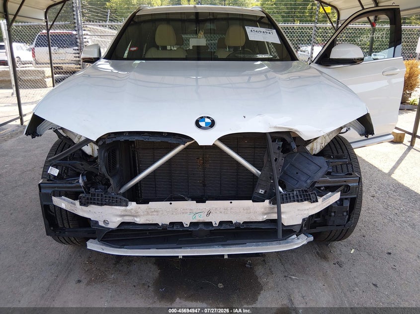 2021 BMW X3 VIN 5UXTS1C00M9G26370 IAAI salvage auction — FRONT END, Salvage (Connecticut), sold $14,800 on 2026-08-02 (photo 6)