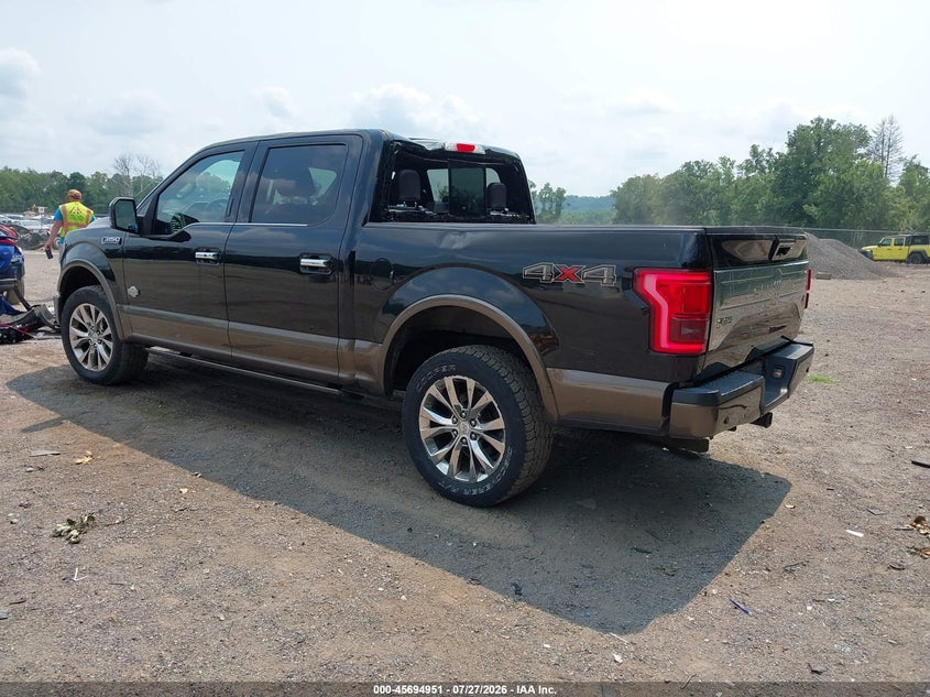 2017 Ford F-150 VIN 1FTEW1EF2HFC00877 IAAI salvage auction — ROOF, Salvage (Ohio), sold $8,000 on 2026-07-31 (photo 3)