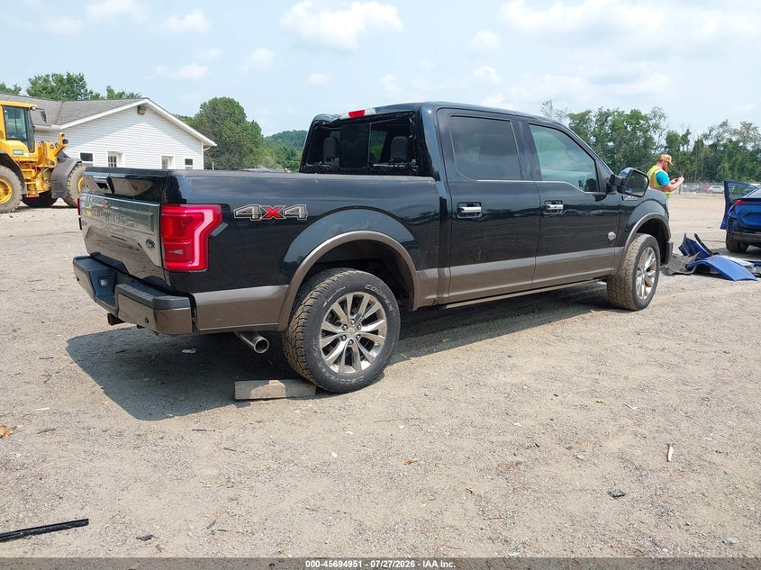 2017 Ford F-150 VIN 1FTEW1EF2HFC00877 IAAI salvage auction — ROOF, Salvage (Ohio), sold $8,000 on 2026-07-31 (photo 4)