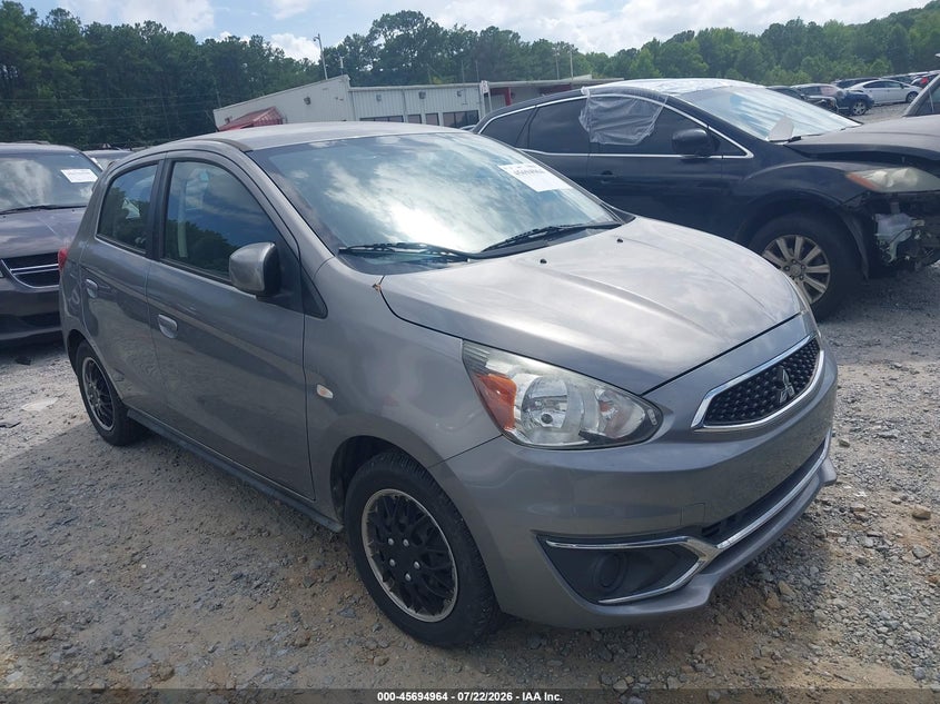 2017 Mitsubishi Mirage VIN ML32A3HJ3HH020036 IAAI salvage auction — LEFT REAR, Salvage Title, sold $1,525 on 2026-08-29 (photo 1)