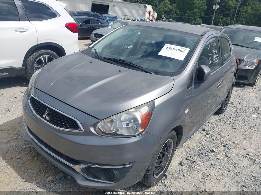 2017 Mitsubishi Mirage VIN ML32A3HJ3HH020036 IAAI salvage auction — LEFT REAR, Salvage Title, sold $1,525 on 2026-08-29 (photo 2)