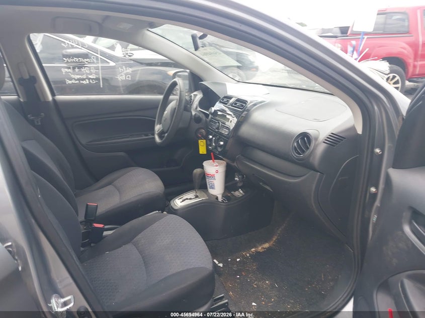 2017 Mitsubishi Mirage VIN ML32A3HJ3HH020036 IAAI salvage auction — LEFT REAR, Salvage Title, sold $1,525 on 2026-08-29 (photo 5)