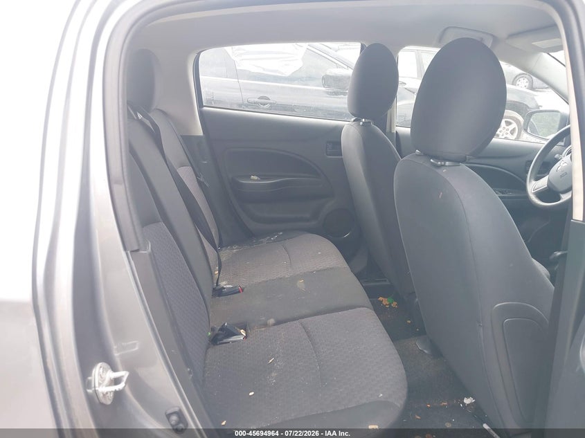 2017 Mitsubishi Mirage VIN ML32A3HJ3HH020036 IAAI salvage auction — LEFT REAR, Salvage Title, sold $1,525 on 2026-08-29 (photo 8)