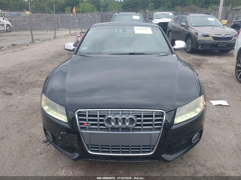 2012 Audi S5 VIN WAUCVAFR0CA001431 IAAI salvage auction — NORMAL WEAR, Reconstructed (Massachusetts), sold $1,900 on 2026-07-31 (photo 6)