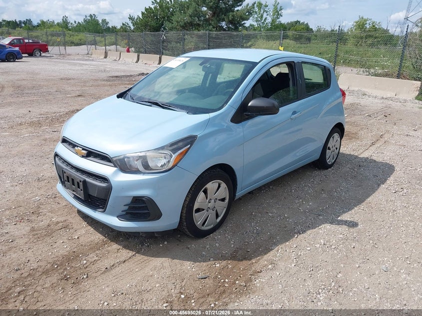 2016 Chevrolet Spark VIN KL8CA6SA5GC593245 IAAI salvage auction — NORMAL WEAR, Clear (Wisconsin), sold $525 on 2026-07-28 (photo 2)