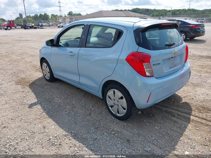 2016 Chevrolet Spark VIN KL8CA6SA5GC593245 IAAI salvage auction — NORMAL WEAR, Clear (Wisconsin), sold $525 on 2026-07-28 (photo 3)