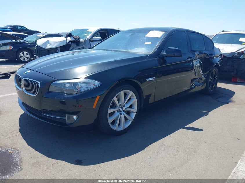 2011 BMW 5 series VIN WBAFR1C52BC744789 IAAI salvage auction — REAR END, Salvage (Arizona), sold $1,600 on 2026-08-01 (photo 2)