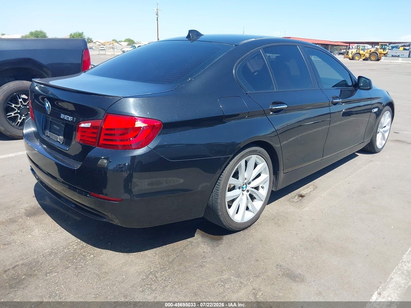 2011 BMW 5 series VIN WBAFR1C52BC744789 IAAI salvage auction — REAR END, Salvage (Arizona), sold $1,600 on 2026-08-01 (photo 4)