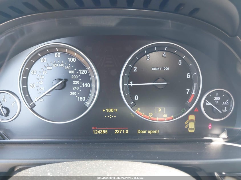 2011 BMW 5 series VIN WBAFR1C52BC744789 IAAI salvage auction — REAR END, Salvage (Arizona), sold $1,600 on 2026-08-01 (photo 7)