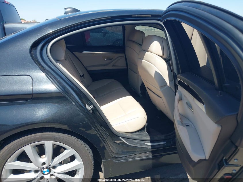 2011 BMW 5 series VIN WBAFR1C52BC744789 IAAI salvage auction — REAR END, Salvage (Arizona), sold $1,600 on 2026-08-01 (photo 8)