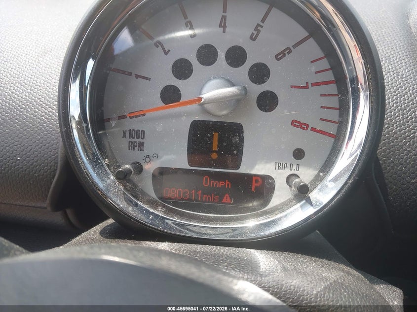 2013 Mini Countryman VIN WMWZC5C59DWP31805 IAAI salvage auction — NORMAL WEAR, Clear (New York), sold $525 on 2026-07-28 (photo 7)