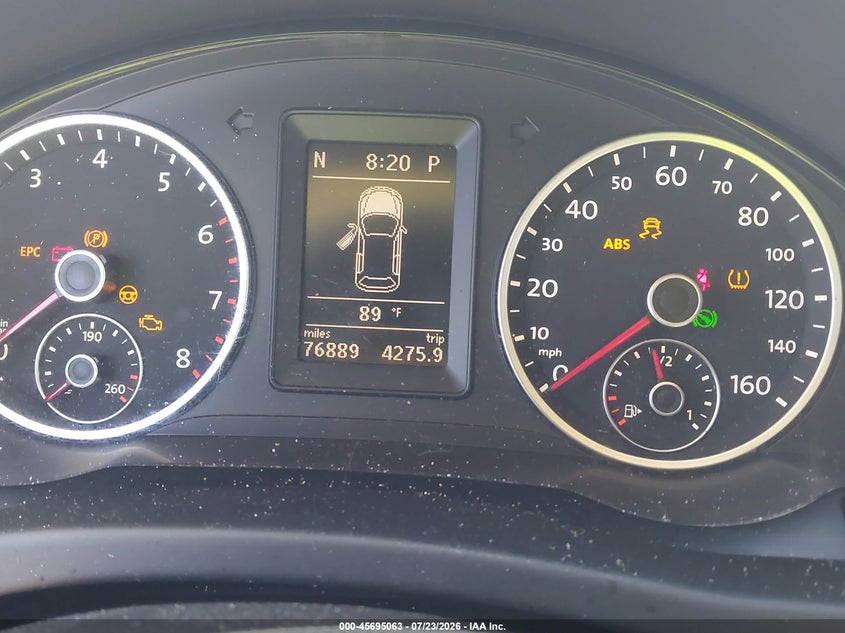 2012 Volkswagen Tiguan VIN WVGAV7AXXCW503672 IAAI salvage auction — NORMAL WEAR, Clear (Florida), sold $25 on 2026-07-28 (photo 7)