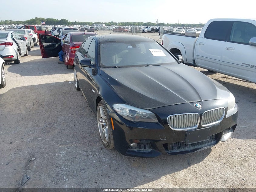2013 BMW 5er VIN WBAFR9C53DDX80020 IAAI salvage auction — NORMAL WEAR, Original (Texas), sold $875 on 2026-08-04 (photo 1)