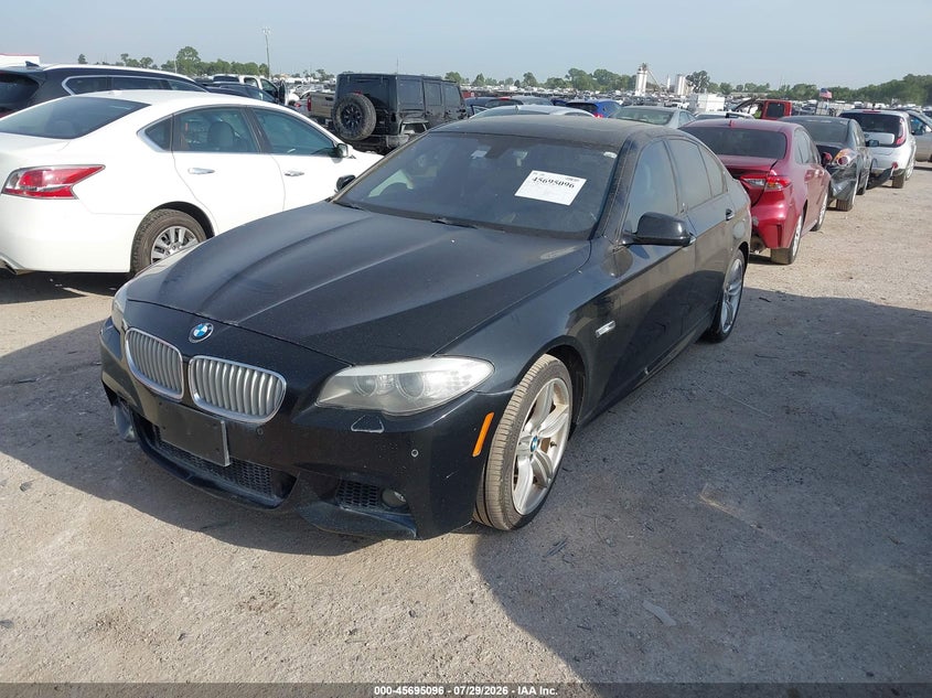 2013 BMW 5er VIN WBAFR9C53DDX80020 IAAI salvage auction — NORMAL WEAR, Original (Texas), sold $875 on 2026-08-04 (photo 2)