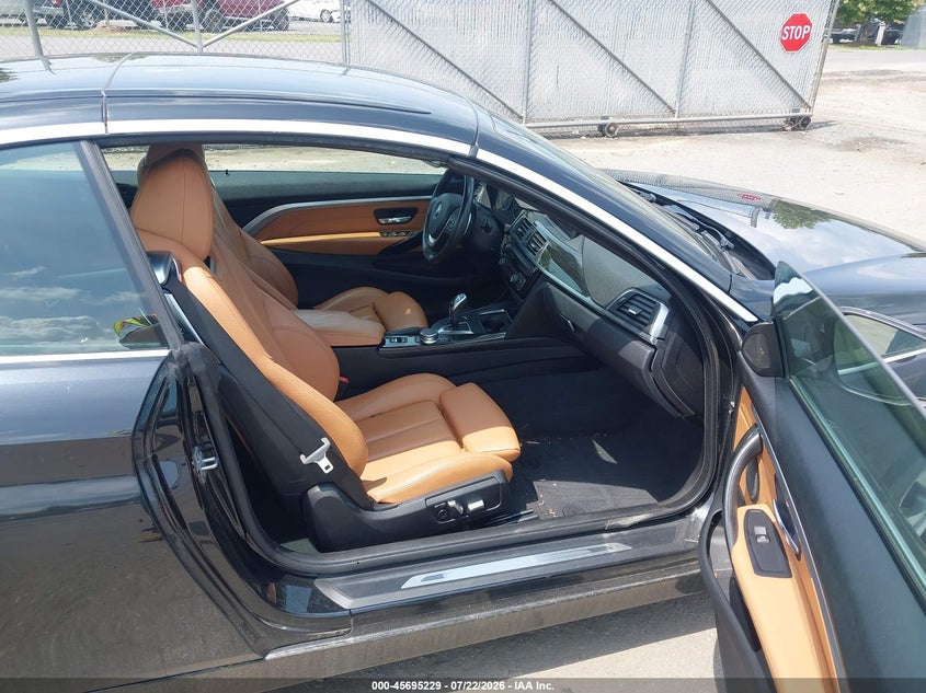 2019 BMW 4er VIN WBA4Z1C51KEE44482 IAAI salvage auction — REAR END, Salvage Title, sold $25 on 2026-08-15 (photo 5)