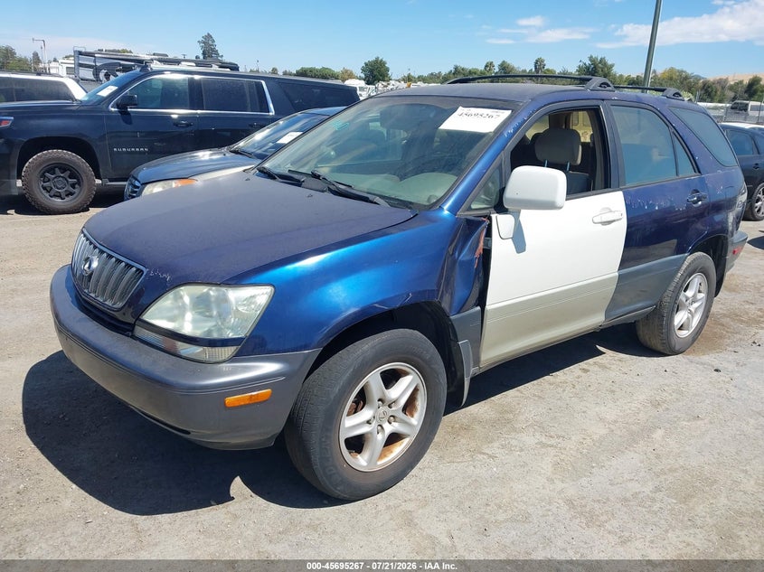2001 Lexus Rx 300 VIN JTJHF10U310184858 IAAI salvage auction — NORMAL WEAR, Clear - Dealer Only (California), sold $25 on 2026-07-30 (photo 2)