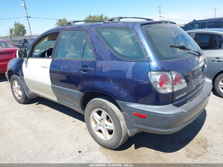 2001 Lexus Rx 300 VIN JTJHF10U310184858 IAAI salvage auction — NORMAL WEAR, Clear - Dealer Only (California), sold $25 on 2026-07-30 (photo 3)