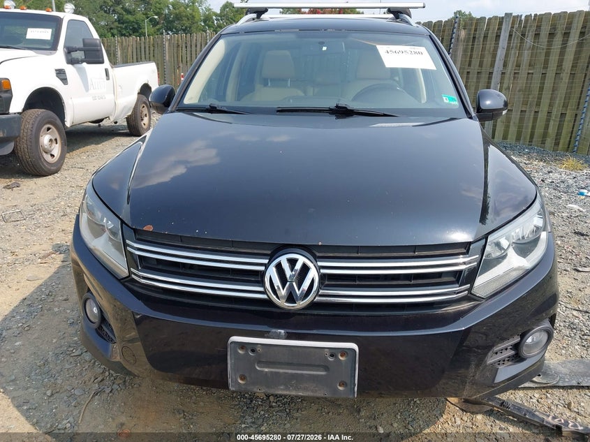 2013 Volkswagen Tiguan VIN WVGBV7AX8DW519391 IAAI salvage auction — NORMAL WEAR, Clear (Virginia), sold $200 on 2026-08-03 (photo 6)