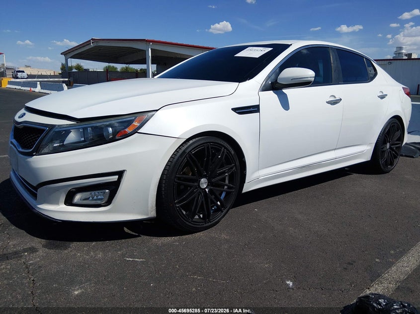 2014 Kia Optima VIN KNAGM4A73E5516270 IAAI salvage auction — THEFT, Salvage (Nevada), sold $1,450 on 2026-07-31 (photo 2)