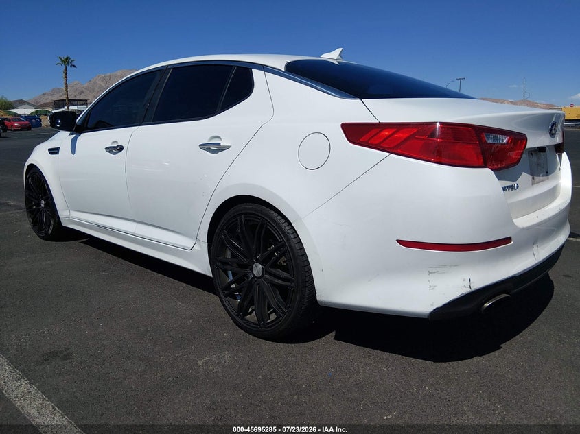 2014 Kia Optima VIN KNAGM4A73E5516270 IAAI salvage auction — THEFT, Salvage (Nevada), sold $1,450 on 2026-07-31 (photo 3)