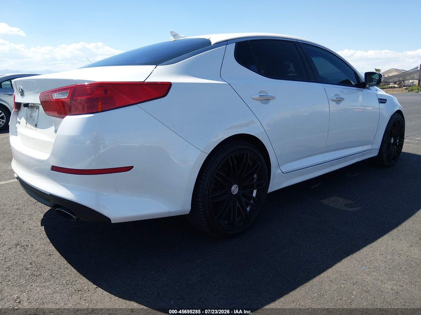 2014 Kia Optima VIN KNAGM4A73E5516270 IAAI salvage auction — THEFT, Salvage (Nevada), sold $1,450 on 2026-07-31 (photo 4)