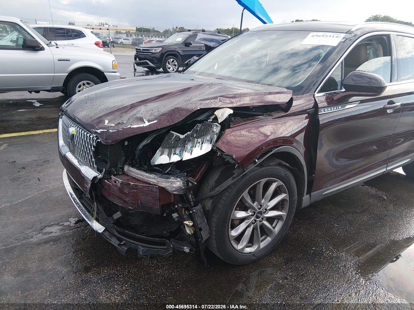2020 Lincoln Corsair VIN 5LMCJ1C9XLUL07594 IAAI salvage auction — LEFT FRONT, Salvage Title, sold $3,400 on 2026-09-11 (photo 6)