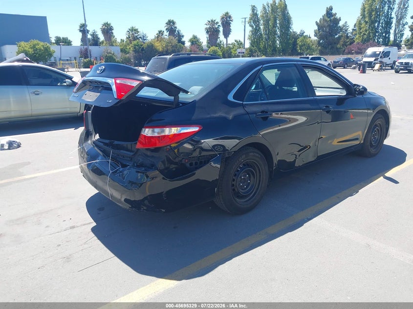 2015 Toyota Camry VIN 4T4BF1FK5FR496714 IAAI salvage auction — REAR END, Salvage Title, sold $1,300 on 2026-08-03 (photo 4)