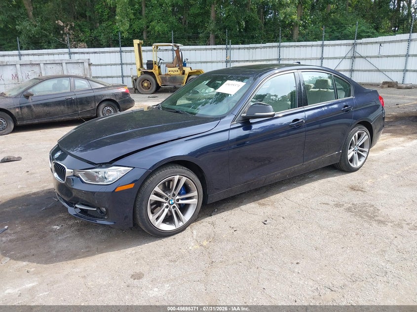 2015 BMW VIN WBA3B3G57FNR88767 IAAI salvage auction — NORMAL WEAR, Salvage Title, sold $1,850 on 2026-08-10 (photo 2)