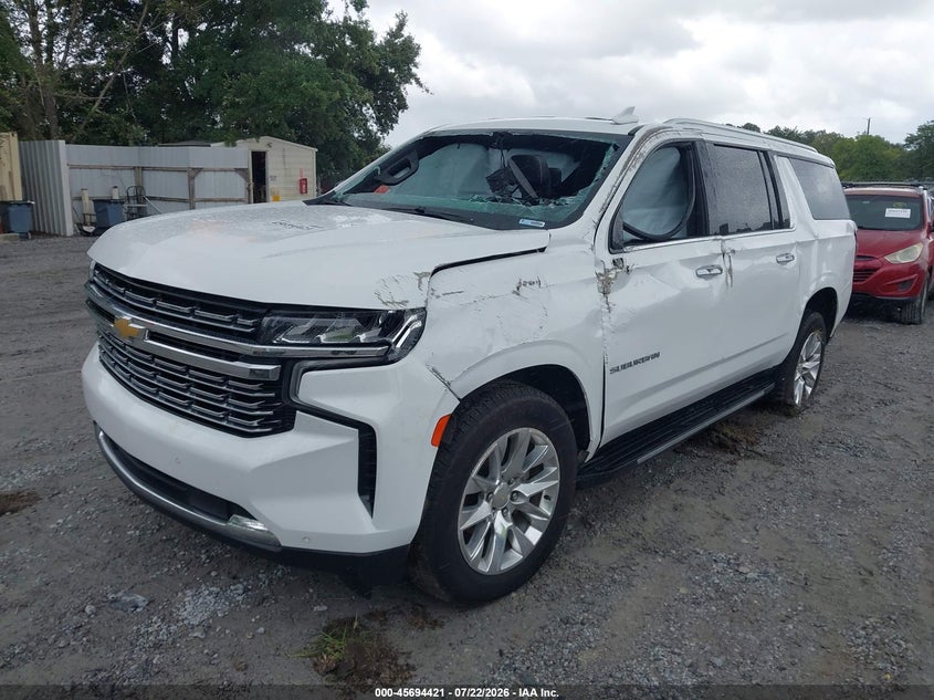 2021 Chevrolet Suburban VIN 1GNSKFKD8MR336235 IAAI salvage auction — ROLLOVER, Salvage (Tennessee), sold $7,500 on 2026-08-27 (photo 2)