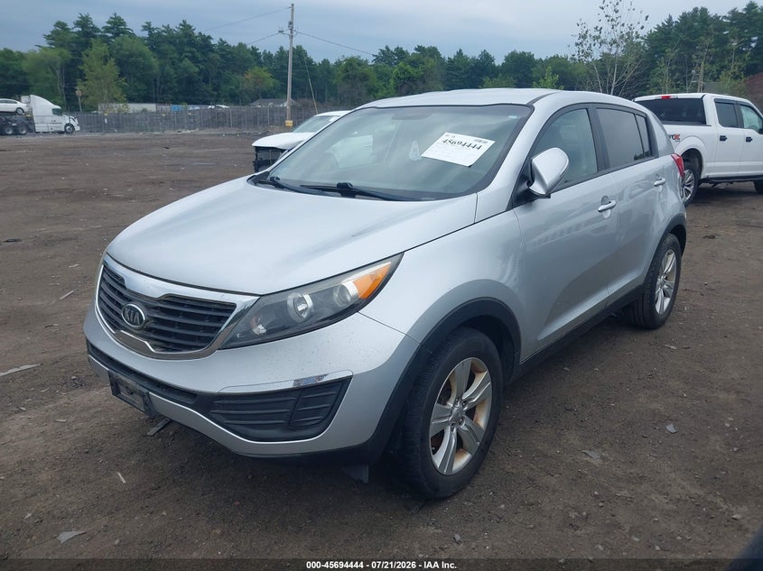 2012 Kia Sportage VIN KNDPB3A29C7310766 IAAI salvage auction — NORMAL WEAR, Salvage Title, sold $1,600 on 2026-07-24 (photo 2)