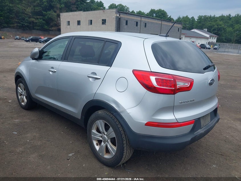 2012 Kia Sportage VIN KNDPB3A29C7310766 IAAI salvage auction — NORMAL WEAR, Salvage Title, sold $1,600 on 2026-07-24 (photo 3)