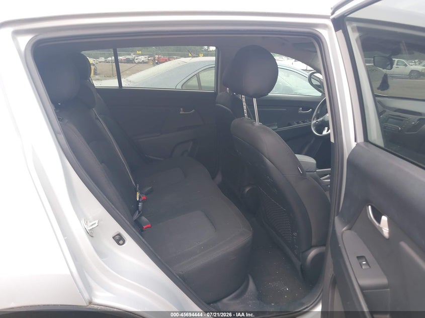 2012 Kia Sportage VIN KNDPB3A29C7310766 IAAI salvage auction — NORMAL WEAR, Salvage Title, sold $1,600 on 2026-07-24 (photo 8)