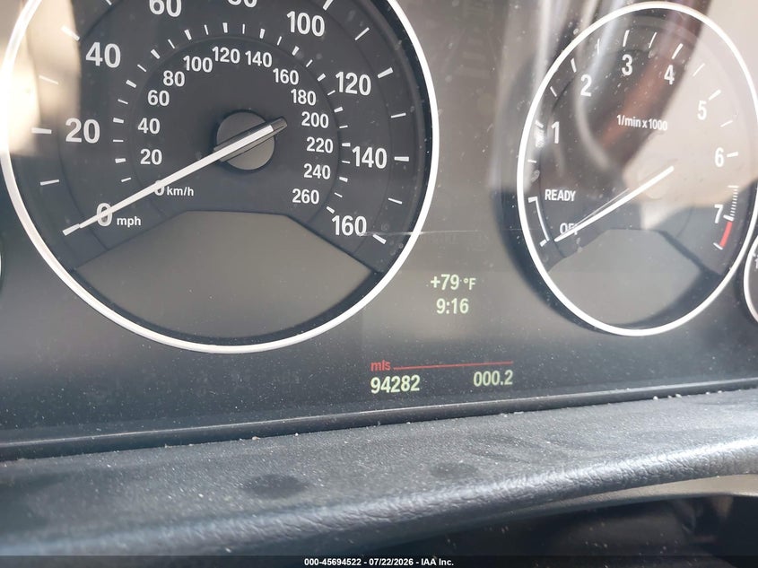 2013 BMW 3 series VIN WBA3B3C54DF530648 IAAI salvage auction — NORMAL WEAR, Regular (South Dakota), sold $800 on 2026-07-24 (photo 7)