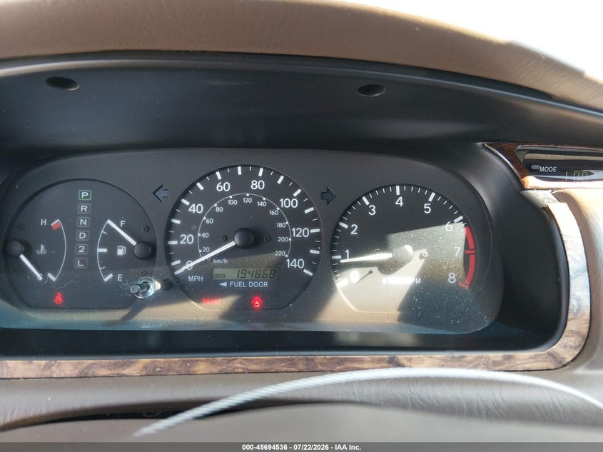 2000 Toyota Camry VIN JT2BG22K4Y0455520 IAAI salvage auction — NORMAL WEAR, Original (Texas), sold $200 on 2026-07-28 (photo 7)