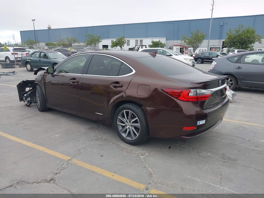2018 Lexus ES VIN JTHBW1GG4J2169457 IAAI salvage auction — LEFT FRONT, Salvage (California), sold $6,000 on 2026-08-03 (photo 3)