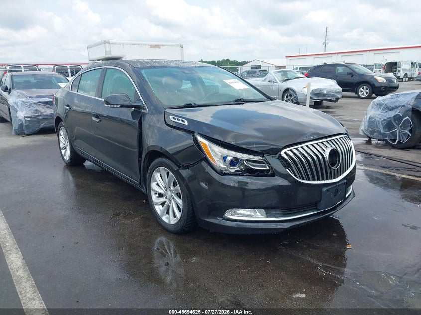 2014 Buick Lacrosse VIN 1G4GB5G36EF181921 IAAI salvage auction — RIGHT FRONT, Wait Title, sold $875 on 2026-08-19 (photo 1)