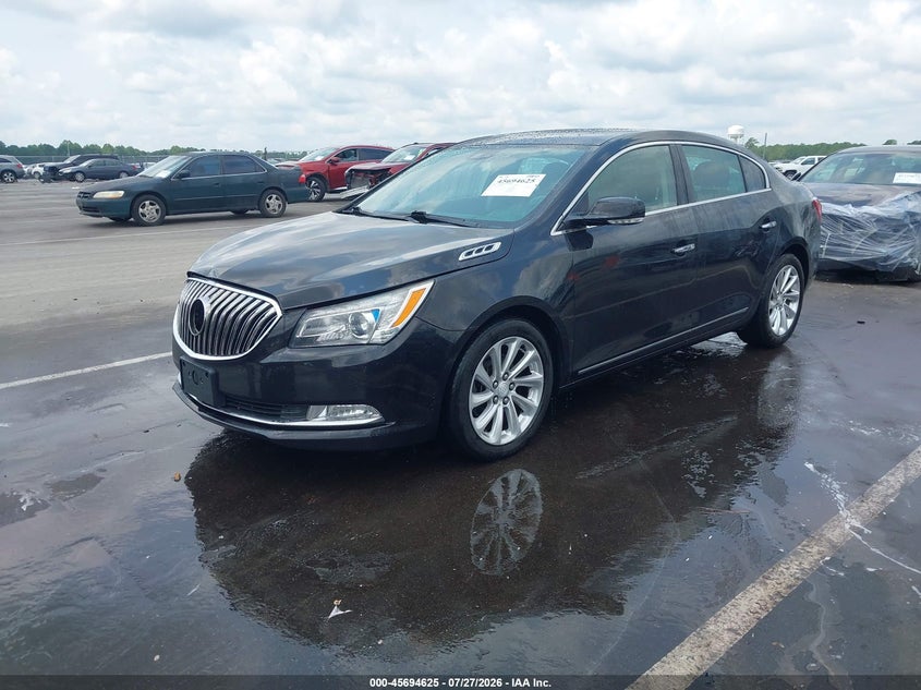 2014 Buick Lacrosse VIN 1G4GB5G36EF181921 IAAI salvage auction — RIGHT FRONT, Wait Title, sold $875 on 2026-08-19 (photo 2)