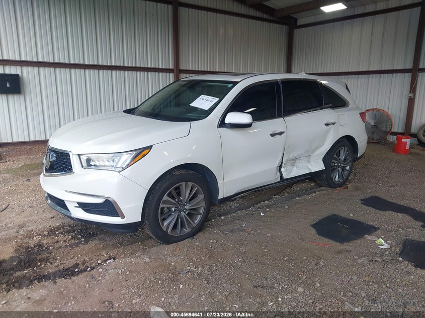 2017 Acura Mdx VIN 5J8YD4H32HL007007 IAAI salvage auction — LEFT SIDE, Salvage Title, sold $6,000 on 2026-09-06 (photo 2)