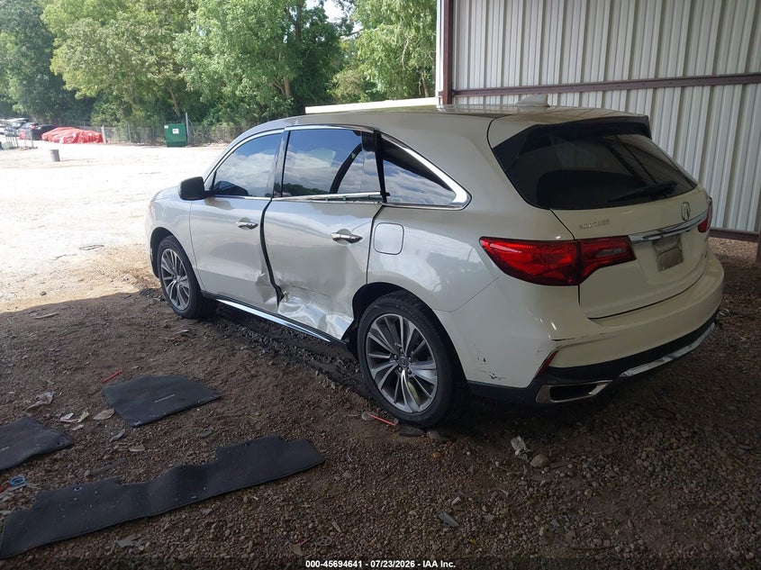 2017 Acura Mdx VIN 5J8YD4H32HL007007 IAAI salvage auction — LEFT SIDE, Salvage Title, sold $6,000 on 2026-09-06 (photo 3)