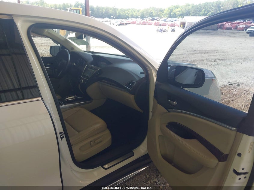 2017 Acura Mdx VIN 5J8YD4H32HL007007 IAAI salvage auction — LEFT SIDE, Salvage Title, sold $6,000 on 2026-09-06 (photo 5)